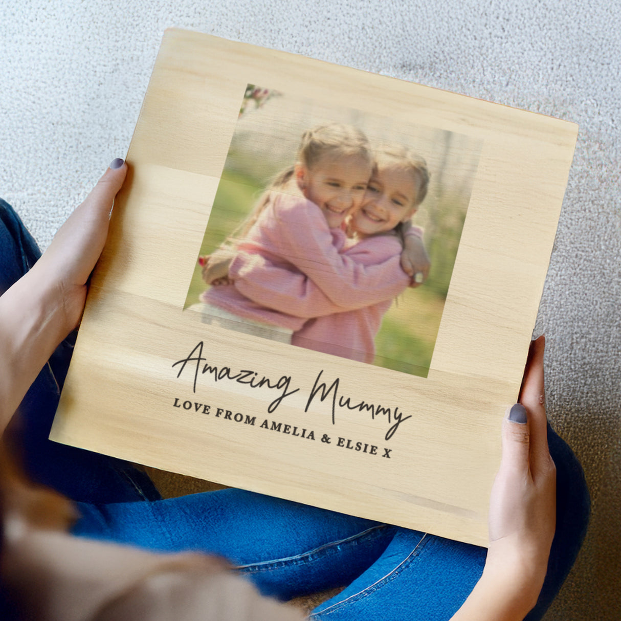 Personalised Photo Upload Wooden Keepsake Box - Shop Keepsake Boxes At Gift Moments - 4