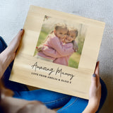 Personalised Photo Upload Wooden Keepsake Box - Shop Keepsake Boxes At Gift Moments - 4