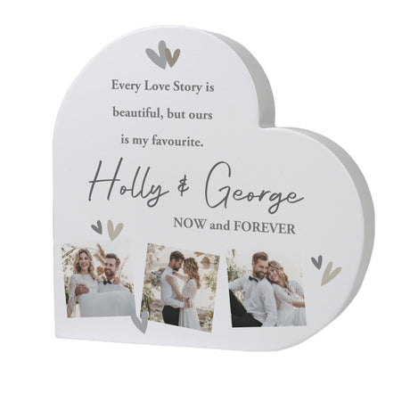 Personalised Photo Upload Grey Heart Ornament - Shop Ornaments At Gift Moments - 5