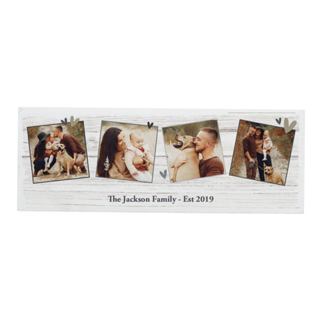 Personalised Photo Upload Hearts Mantel Block - Shop Ornaments At Gift Moments - 5