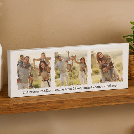 Personalised Photo Upload Mantel Block - Shop Ornaments At Gift Moments - 1