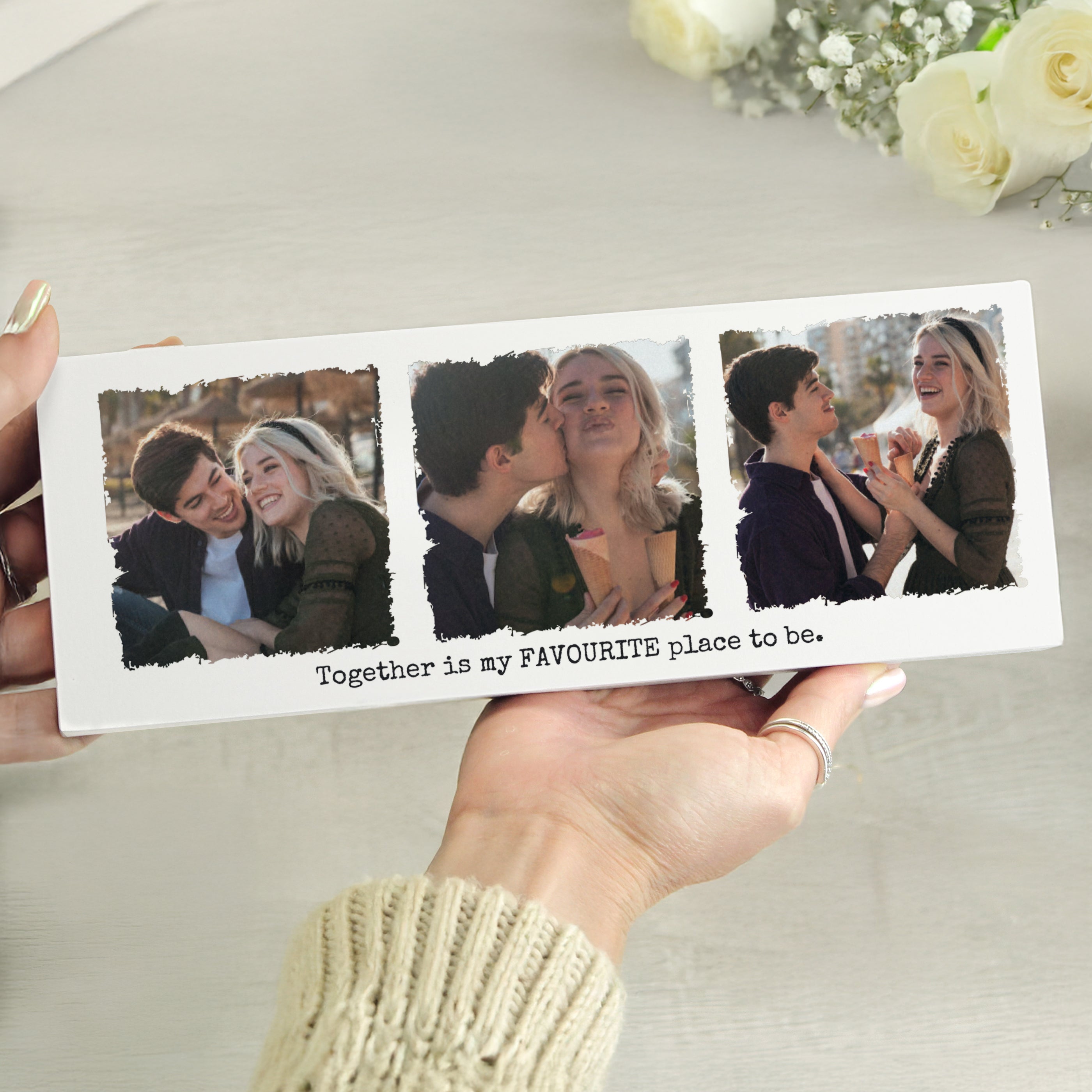 Personalised Photo Upload Mantel Block - Shop Ornaments At Gift Moments - 3