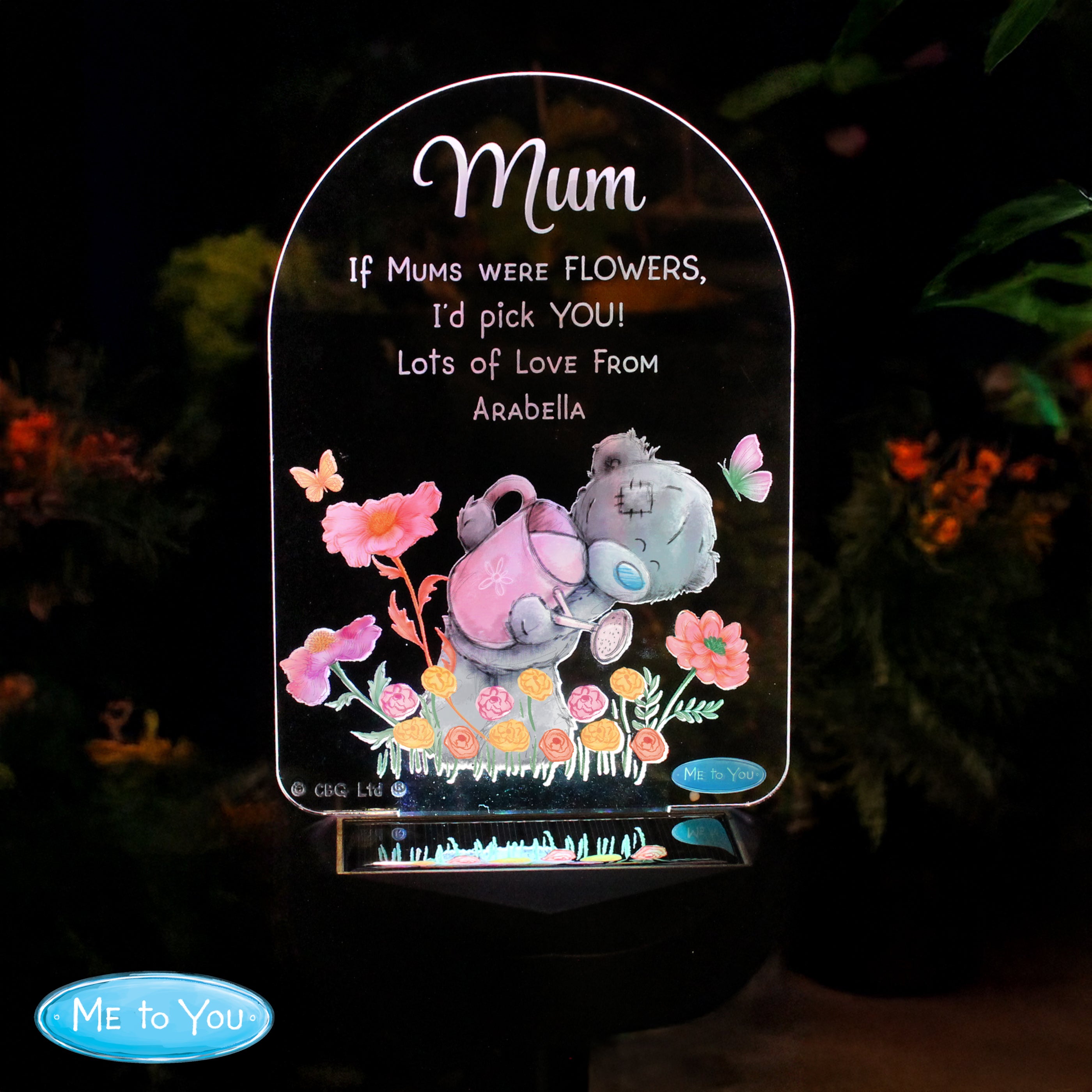 Personalised Me to You Garden LED Solar Light - Shop Solar Lights At Gift Moments - 2