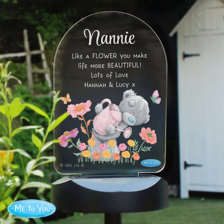 Personalised Me to You Garden LED Solar Light - Shop Solar Lights At Gift Moments - 1