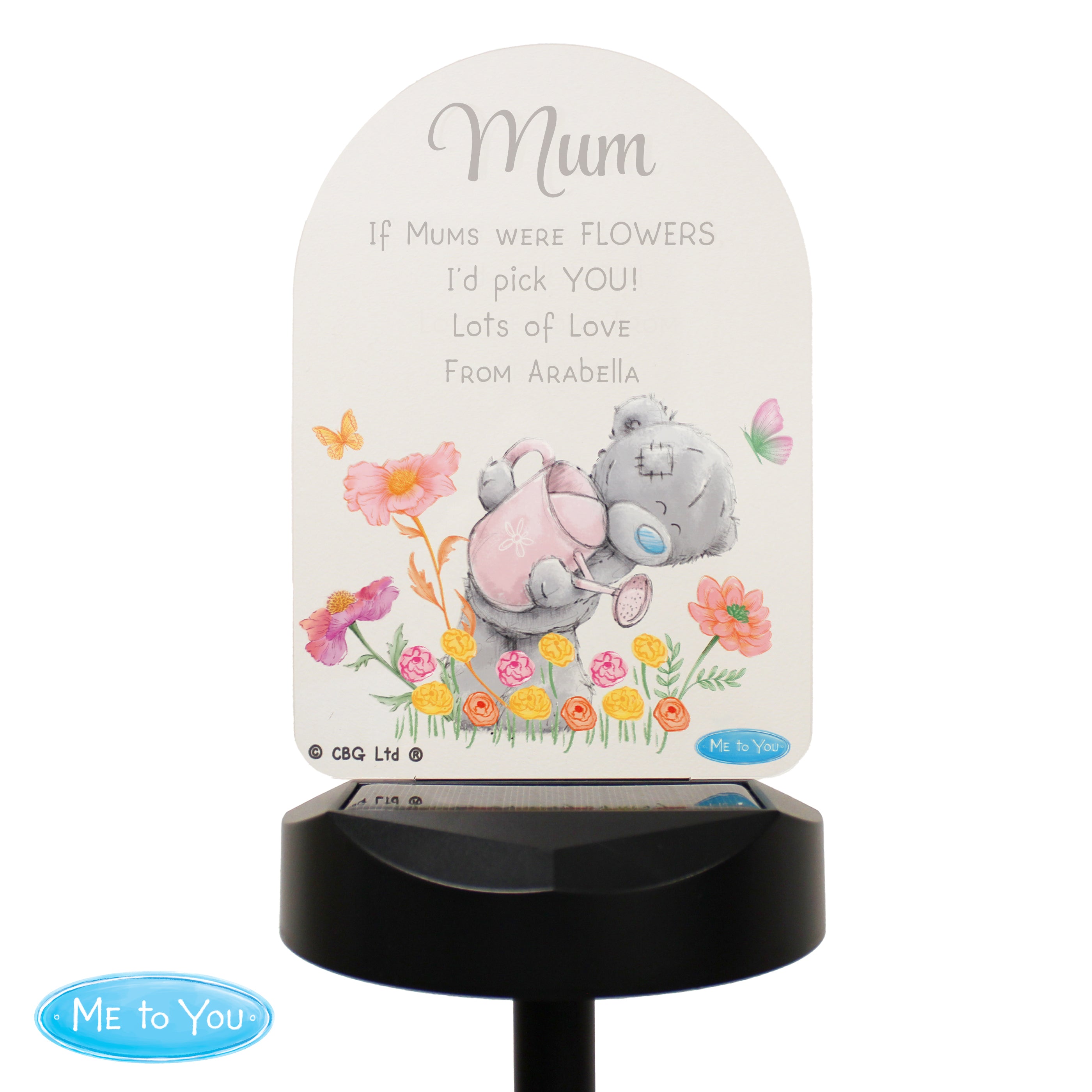 Personalised Me to You Garden LED Solar Light - Shop Solar Lights At Gift Moments - 5