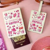 Personalised Cowgirl Passport Holder & Luggage Tag - Shop At Gift Moments - 2