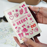 Personalised Cowgirl Passport Holder & Luggage Tag - Shop At Gift Moments - 3