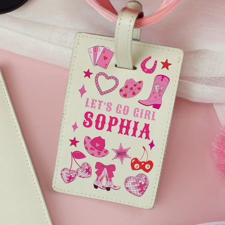 Personalised Cowgirl Passport Holder & Luggage Tag - Shop At Gift Moments - 4