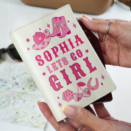 Personalised Cowgirl Luggage Tag & Passport Holder - Shop At Gift Moments - 3