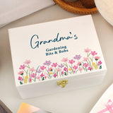 Personalised Floral Wooden Keepsake Box - Shop At Gift Moments - 1
