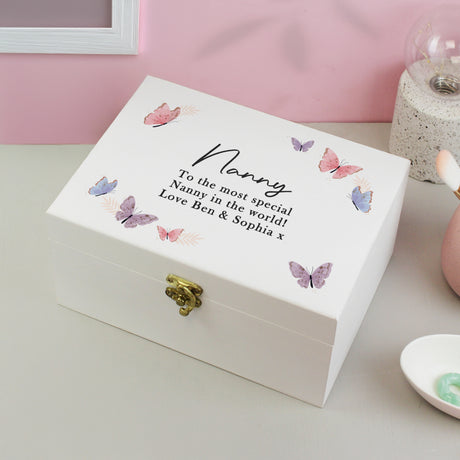 Personalised Butterfly Wooden Keepsake Box - Shop At Gift Moments - 2