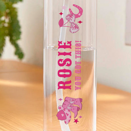 Personalised Cowgirl Water Bottle - Shop At Gift Moments - 3