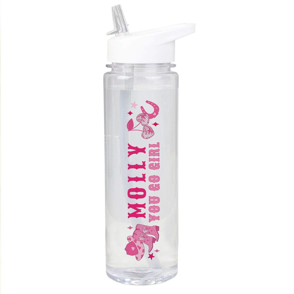 Personalised Cowgirl Water Bottle - Shop At Gift Moments - 4