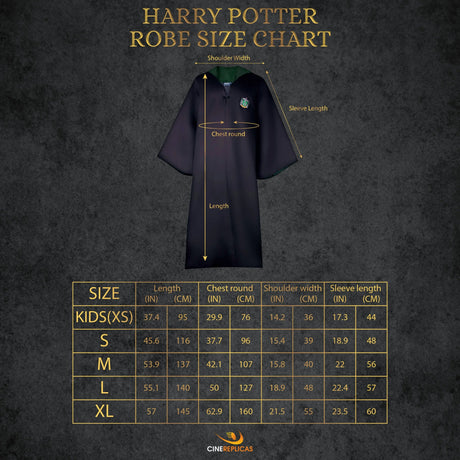 Adults Slytherin Robe - Shop Clothing At Gift Moments - 8