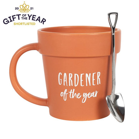 Gardener of the Year Pot Mug and Shovel Spoon - Shop At Gift Moments - 2