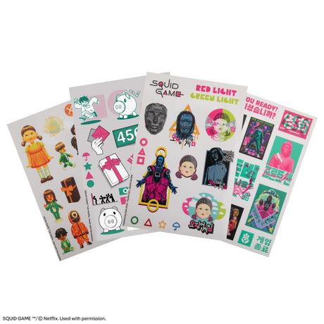 Set of 60 Squid Game Stickers - Shop Stickers At Gift Moments - 3