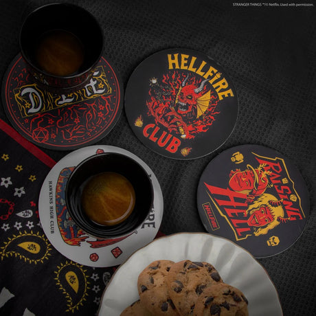 Set of 4 Hellfire Club Coasters - Shop Coasters At Gift Moments - 1