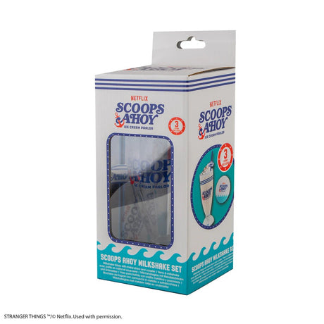 Scoops Ahoy Milkshake Glass Set - Shop Glassware At Gift Moments - 6