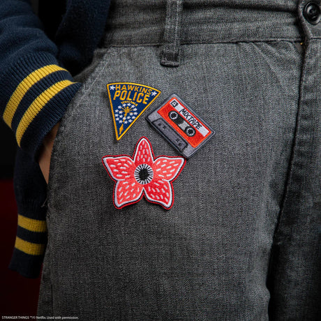Set of 7 Stranger Things Patches - Shop Badges At Gift Moments - 3