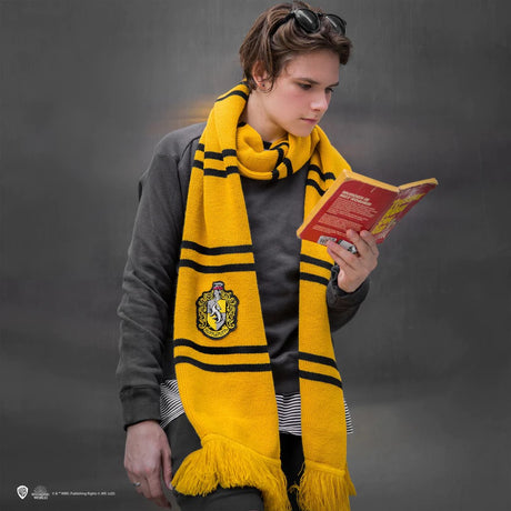 Deluxe Hufflepuff Scarf - Shop Scarves At Gift Moments - 1