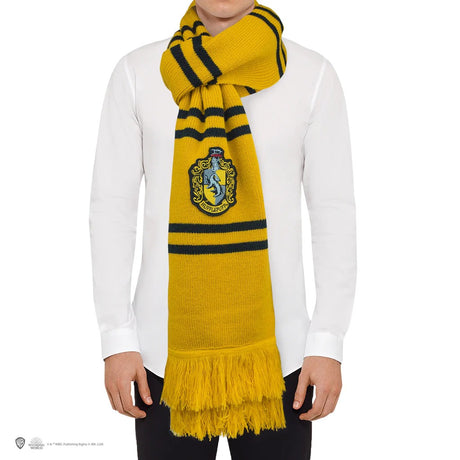 Deluxe Hufflepuff Scarf - Shop Scarves At Gift Moments - 5