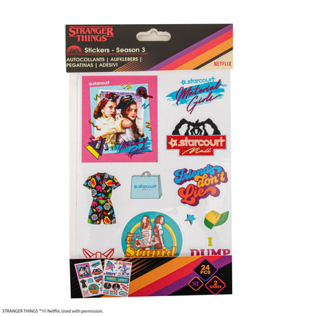 Stranger Things Season 3 Stickers - Shop Stickers At Gift Moments - 3