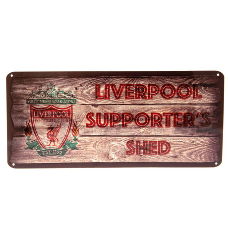 Liverpool FC Shed Sign - Shop Signs & Plaques At Gift Moments - 1