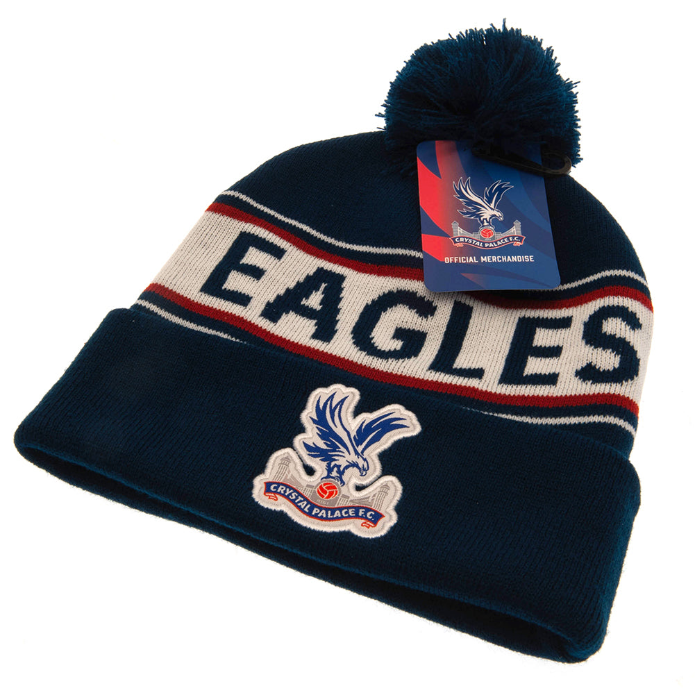 Crystal Palace FC Text Ski Hat - Shop Caps & Hats At Gift Moments - 4