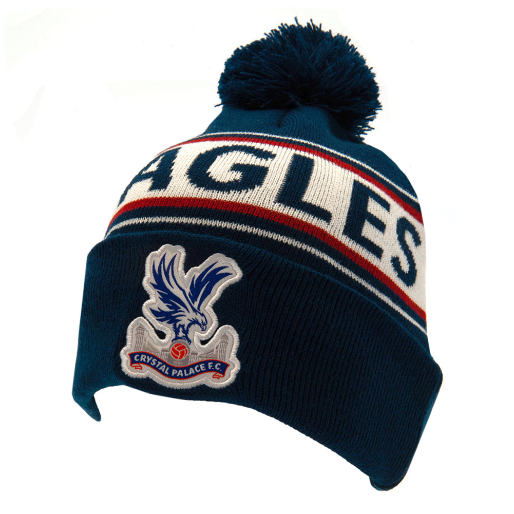 Crystal Palace FC Text Ski Hat - Shop Caps & Hats At Gift Moments - 1