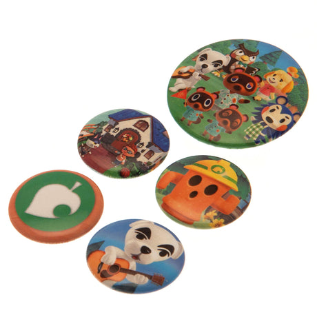 Animal Crossing Button Badge Set