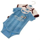 Manchester City FC 2 Pack Bodysuit 0/3 mths ES