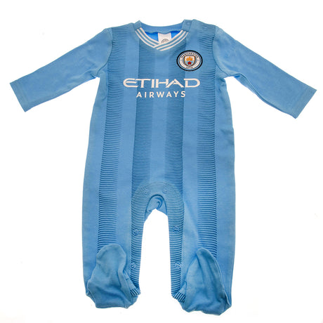 Manchester City FC Sleepsuit 6/9 mths ES - Shop Baby Clothing At Gift Moments - 1