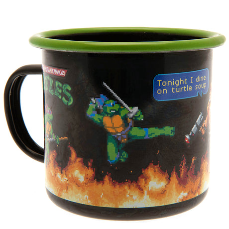 Teenage Mutant Ninja Turtle Enamel Mug & Keyring Set