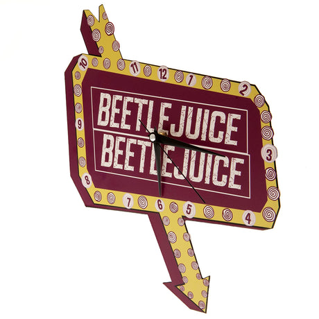 Beetlejuice Premium Metal Wall Clock