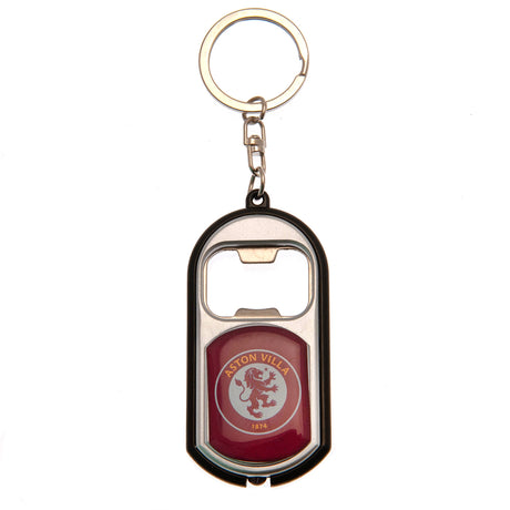 Aston Villa FC Keyring Torch Bottle Opener - Shop Bottle Openers At Gift Moments - 1