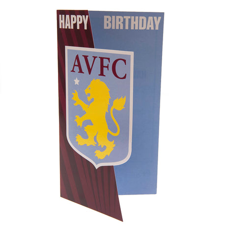 Aston Villa FC Crest Birthday Card