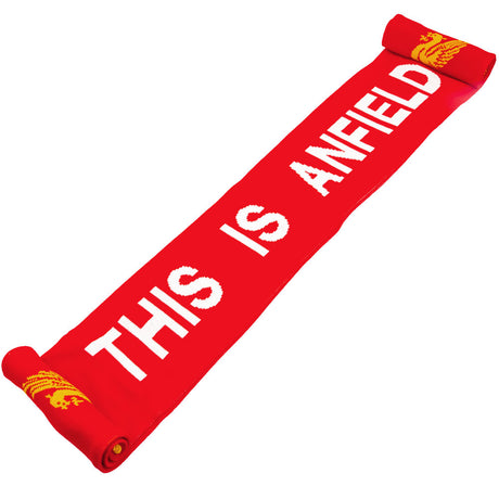 Liverpool FC This Is Anfield Scarf - Shop Scarves At Gift Moments - 1