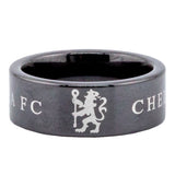 Chelsea FC Black Ceramic Ring Small