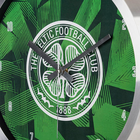 Celtic FC Geo Metal Wall Clock