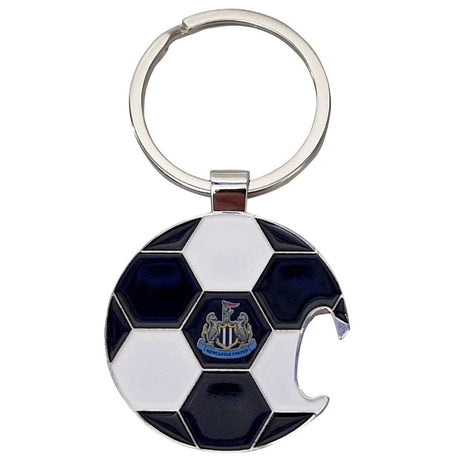 Newcastle United FC Football Bottle Opener Keyring - Shop Keyrings At Gift Moments - 1