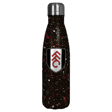 Fulham FC Paint Splatter Thermal Flask - Shop Water Bottles At Gift Moments - 1