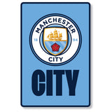 Manchester City FC Portrait LED Crest Sign - Shop Signs & Plaques At Gift Moments - 1