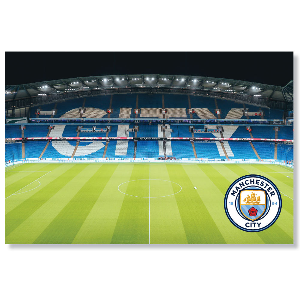 Manchester City FC Landscape LED Stadium Sign - Shop Signs & Plaques At Gift Moments - 1