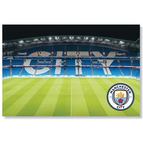 Manchester City FC Landscape LED Stadium Sign - Shop Signs & Plaques At Gift Moments - 1