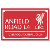 Liverpool FC Landscape LED Street Sign - Shop Signs & Plaques At Gift Moments - 1