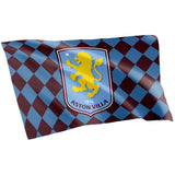 Aston Villa FC Checked Flag - Shop Flags & Banners At Gift Moments - 1