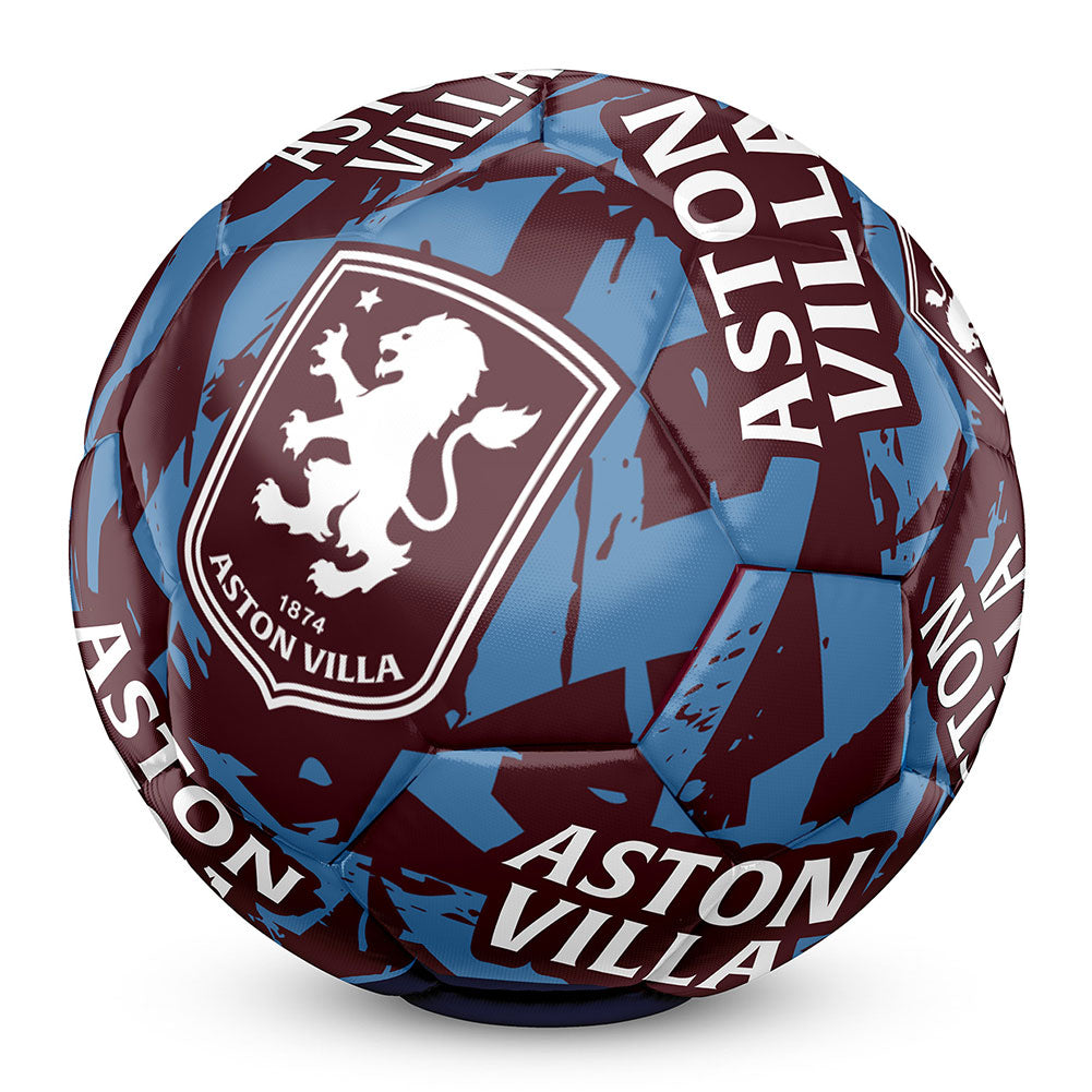 Aston Villa FC Graffiti Football - Shop Balls At Gift Moments - 1