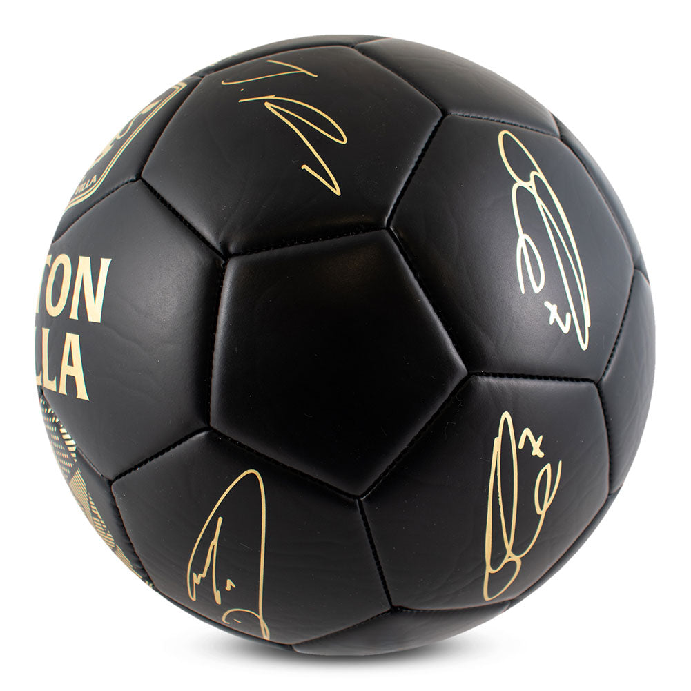 Aston Villa FC Sig Gold Phantom Football - Shop Balls At Gift Moments - 2