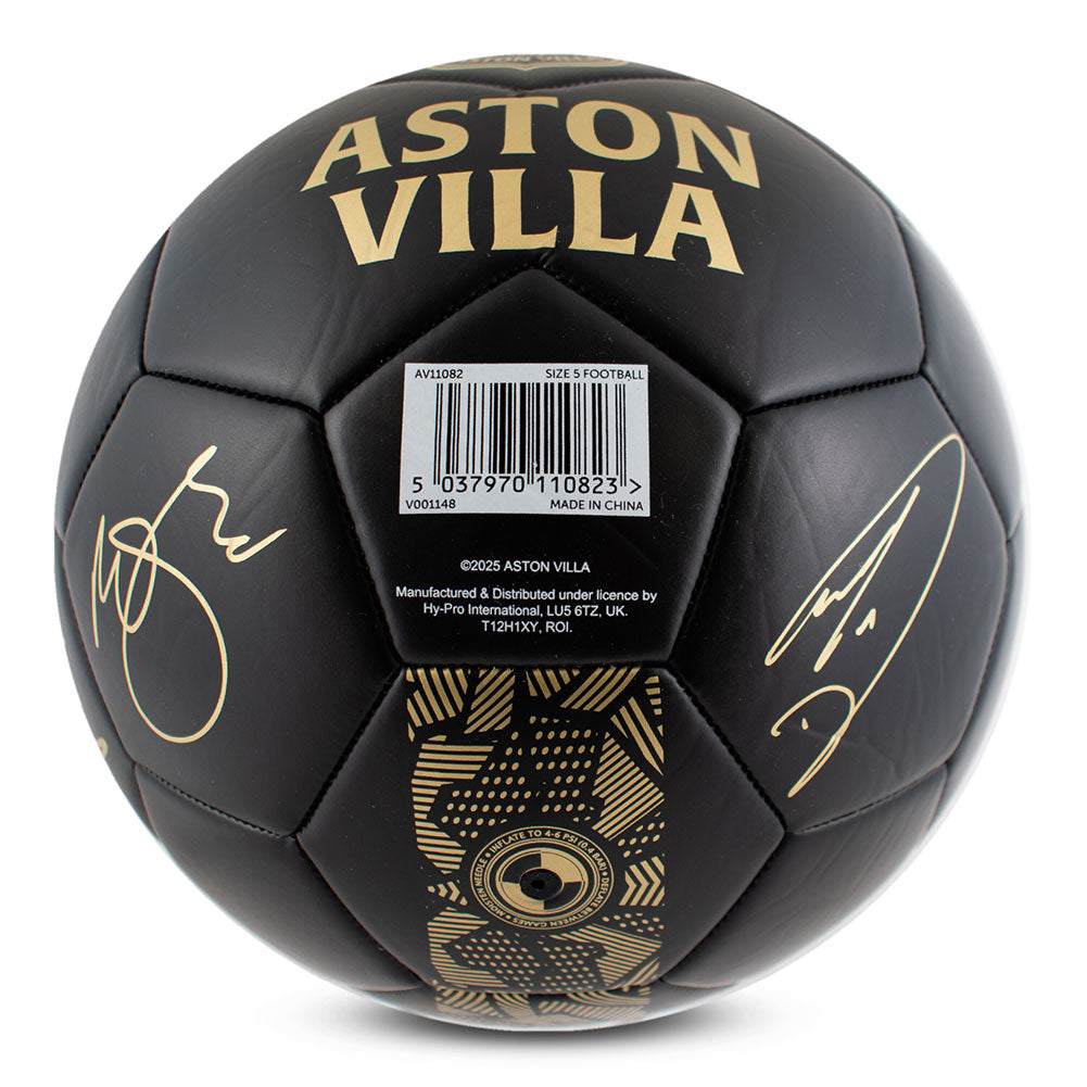 Aston Villa FC Sig Gold Phantom Football - Shop Balls At Gift Moments - 5