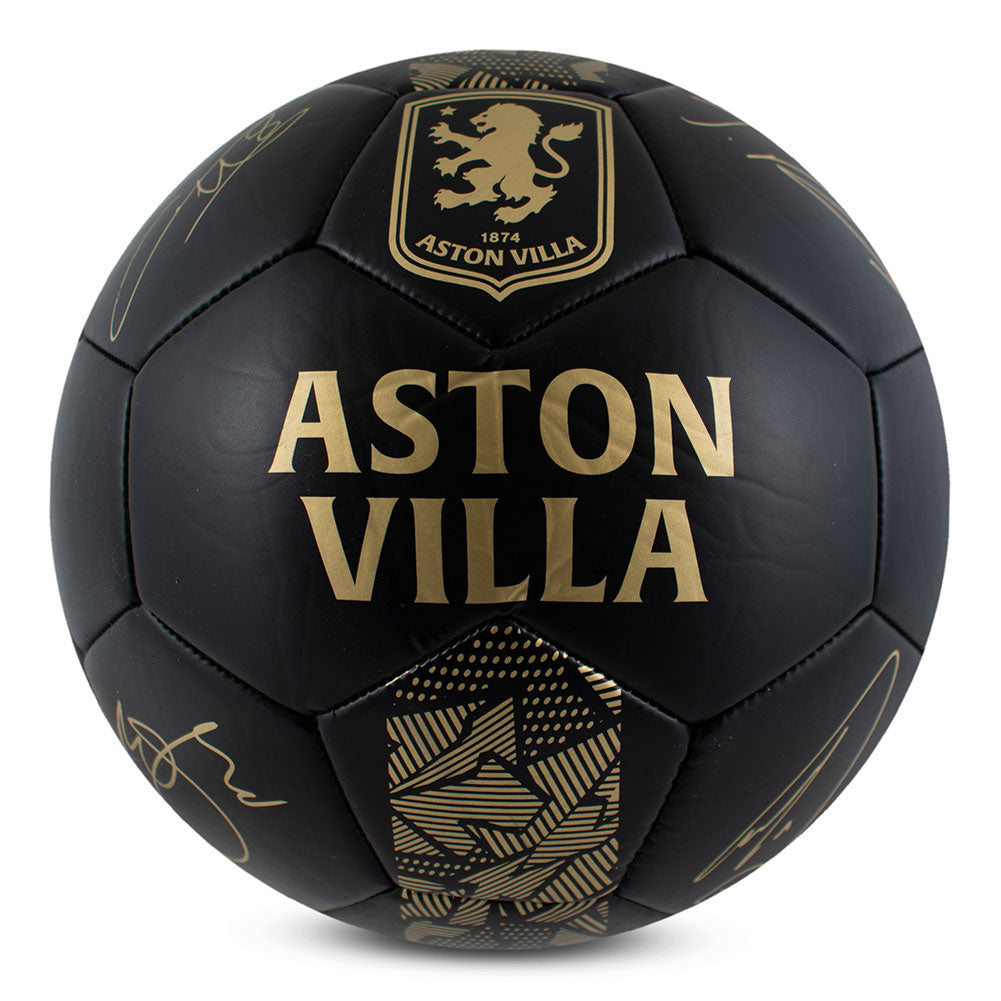 Aston Villa FC Sig Gold Phantom Football - Shop Balls At Gift Moments - 1